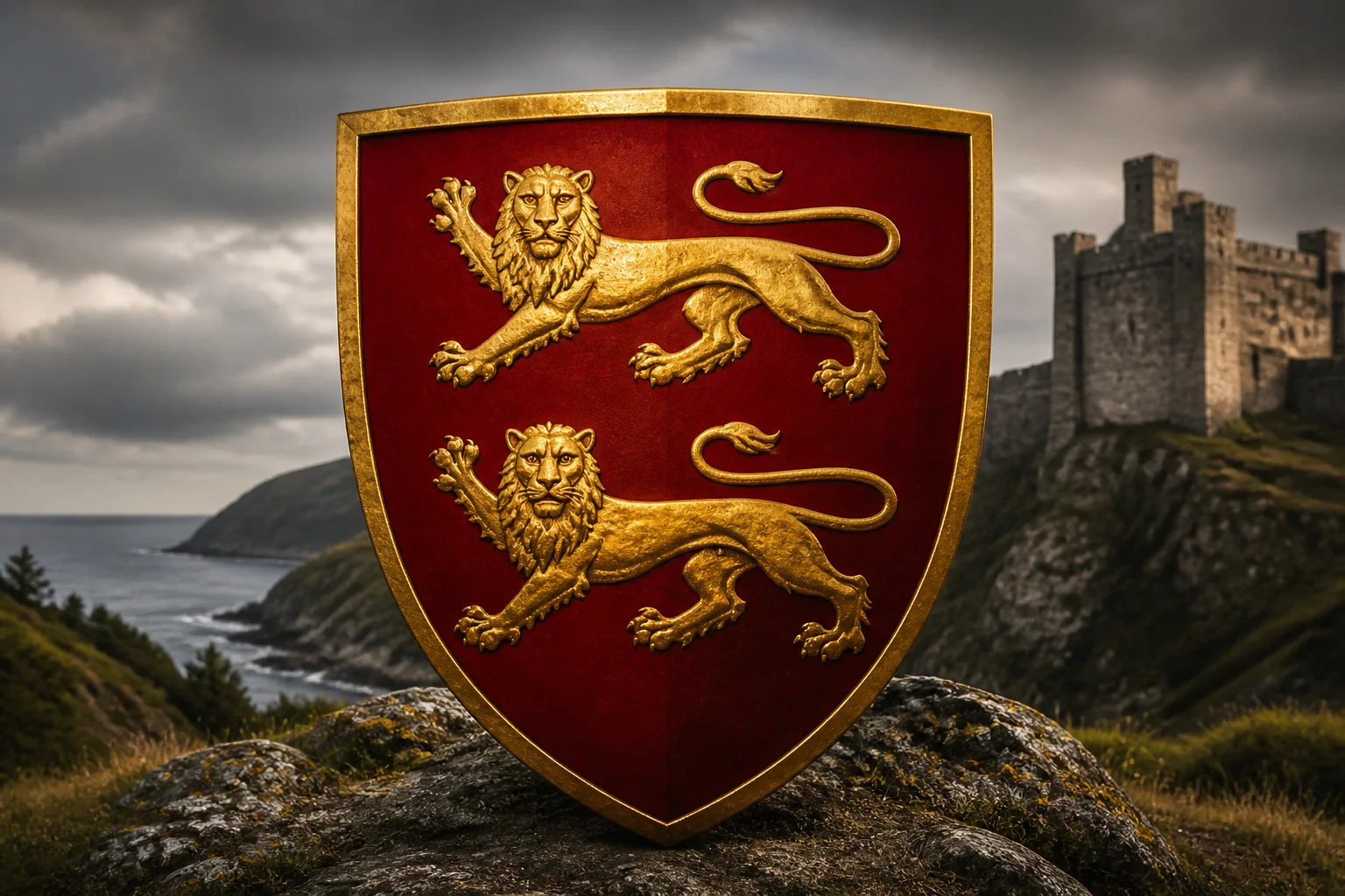 Ecusson normand majestueux